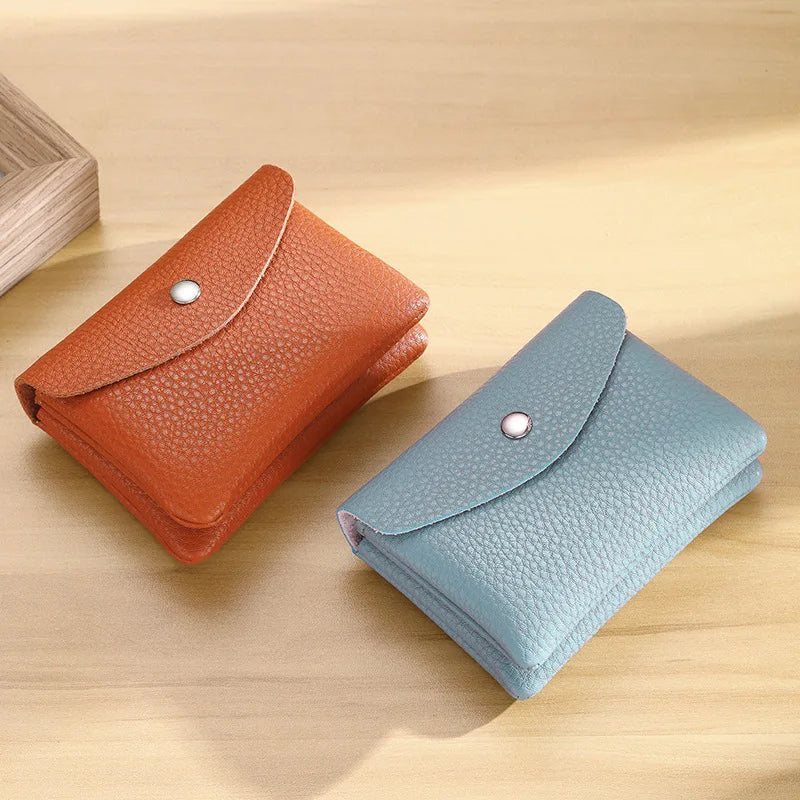 CowLost | leather-short-coin-wallets-card-holder-clutch-bag-card-case |2
