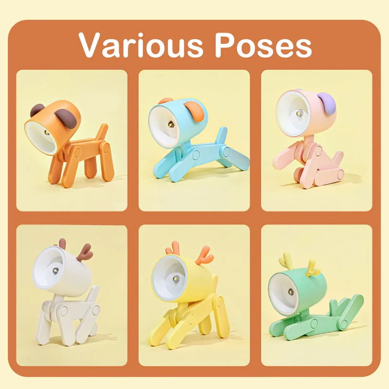 CowLost | product_id-mini-led-folding-desk-lamp-cartoon-dog-deer-night-light-bedside-gift |6