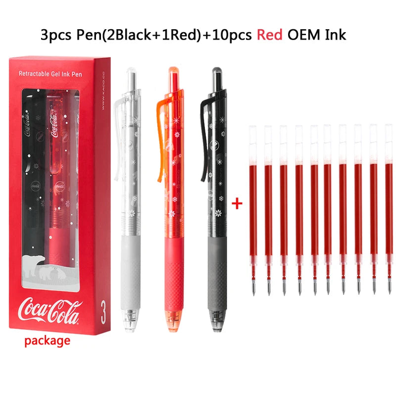 CowLost | product_id-kaco-x-coca-cola-3-pack-gel-pens-0-5mm-black-red-needle-point-1800m-long-writing-for-school-office |21