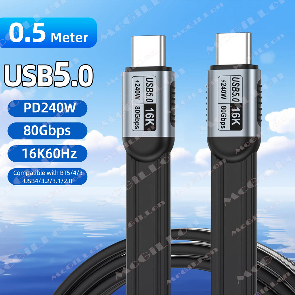 CowLost | product_id-pd240w-usb-5-0-type-c-to-type-c-cable-80gbps-thunderbolt-5-16k-60hz-fast-charging-for-iphone-17-pro-max-macbook |17