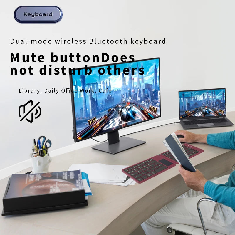 CowLost | product_id-mofii-foldable-bluetooth-keyboard-with-touchpad-and-pu-leather-for-ios-android-macos |3