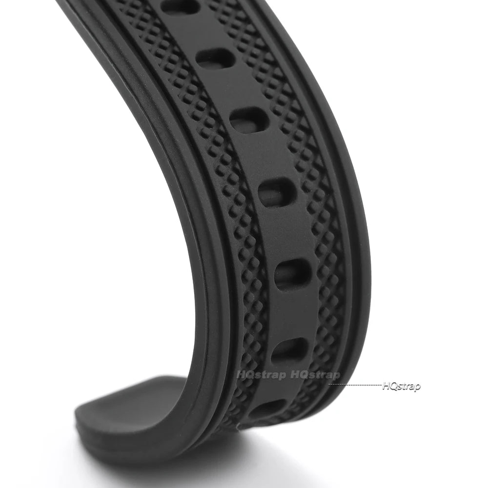Extended Length Silicone Watchbands 22mm for Samsung Galaxy Watch & Seiko Men Sport
