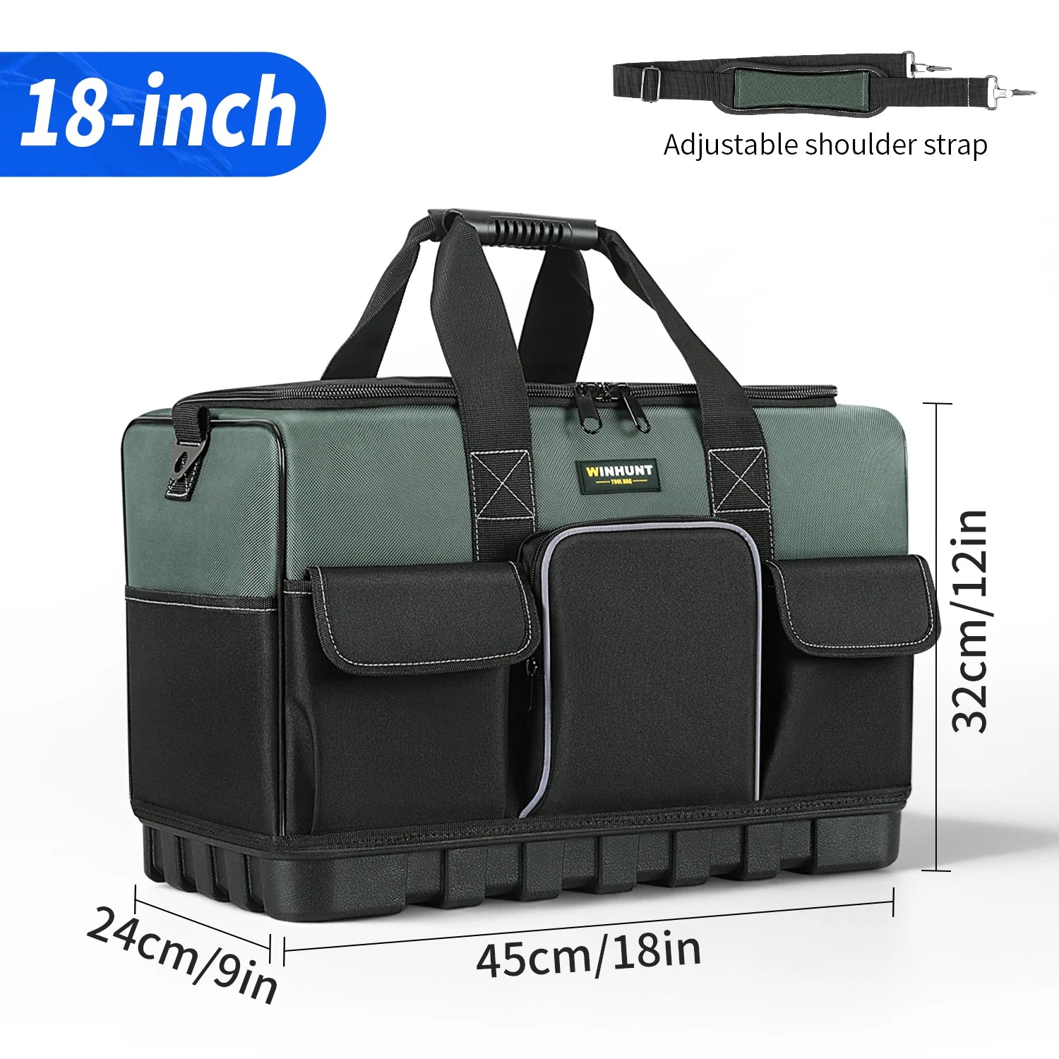 CowLost | product_id-winhunt-18-20-wide-mouth-tool-bag-with-hard-molded-base-and-adjustable-shoulder-strap |16
