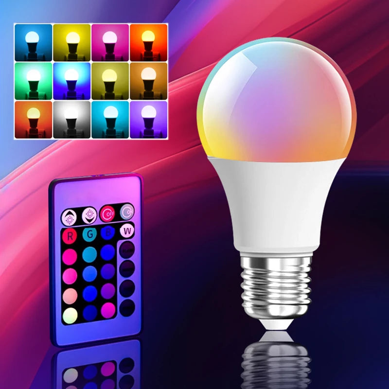 CowLost | product_id-dimmable-rgbw-e27-led-bulb-220v-16-colors-with-remote-control |1