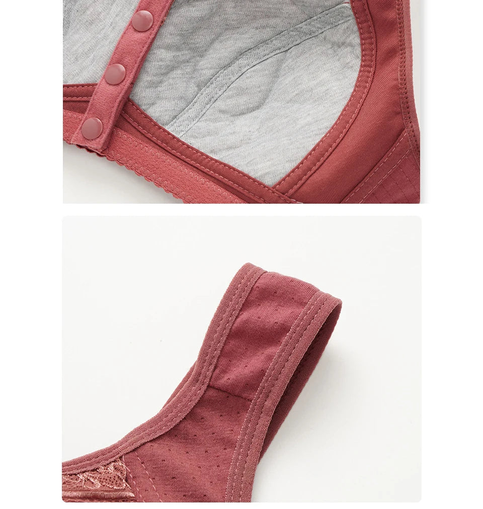 CowLost | product_id-fallsweet-5-piece-wireless-front-closure-seamless-lace-plus-size-bras-38-50bc |10