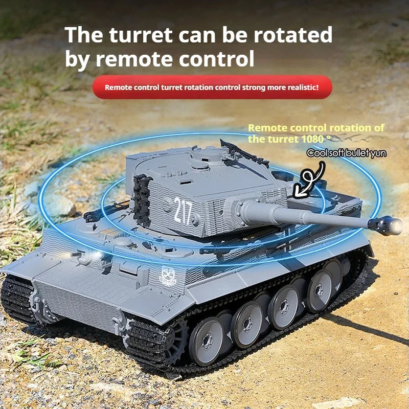 CowLost | intercom-accessories-taigen-1-24-rc-tiger-i-battle-tank-radio-control-toy |3