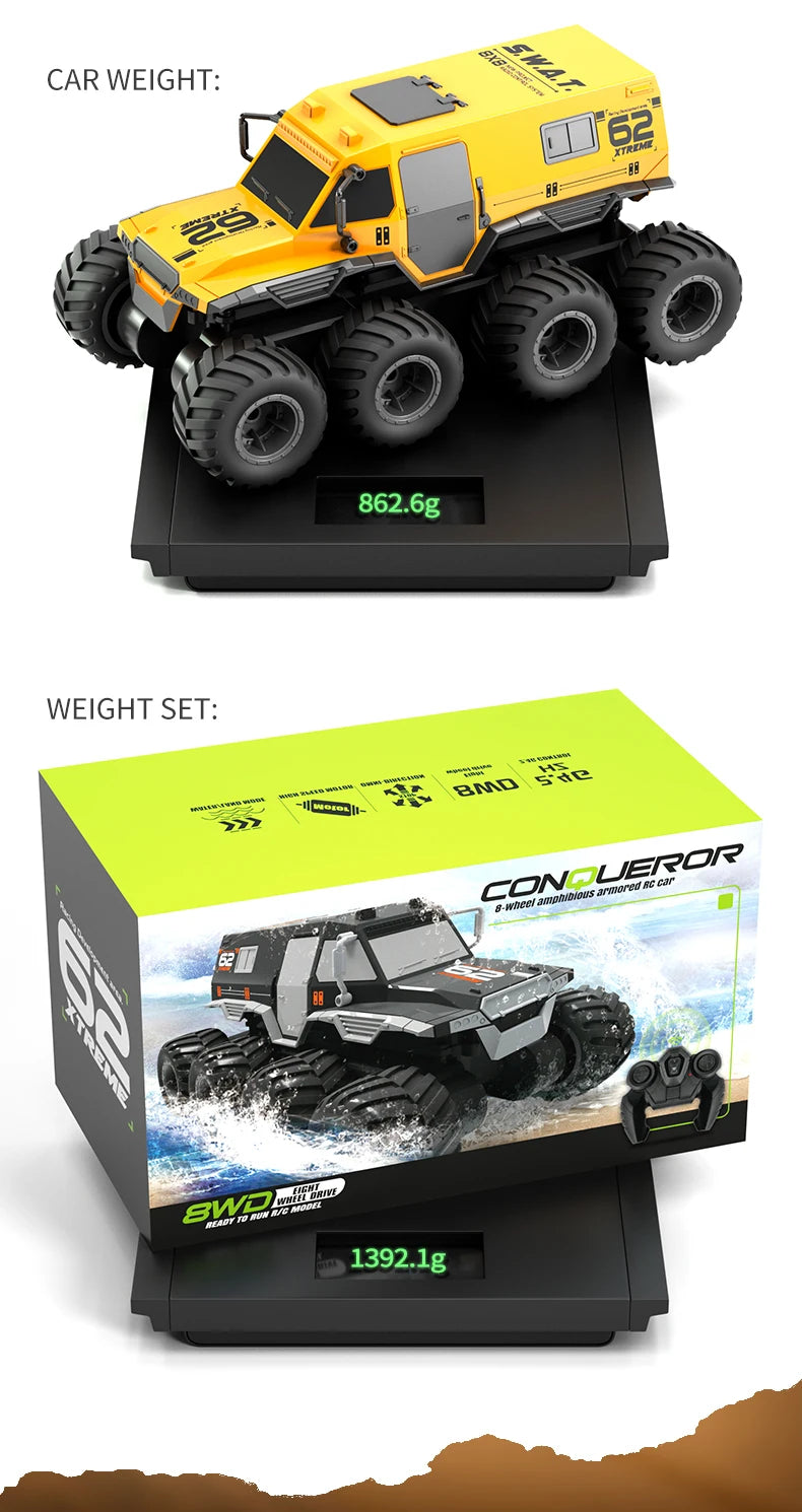 CowLost | fencing-barriers-jjrc-q137-8x8-2-4g-8wd-off-road-amphibious-remote-control-stunt-car |22