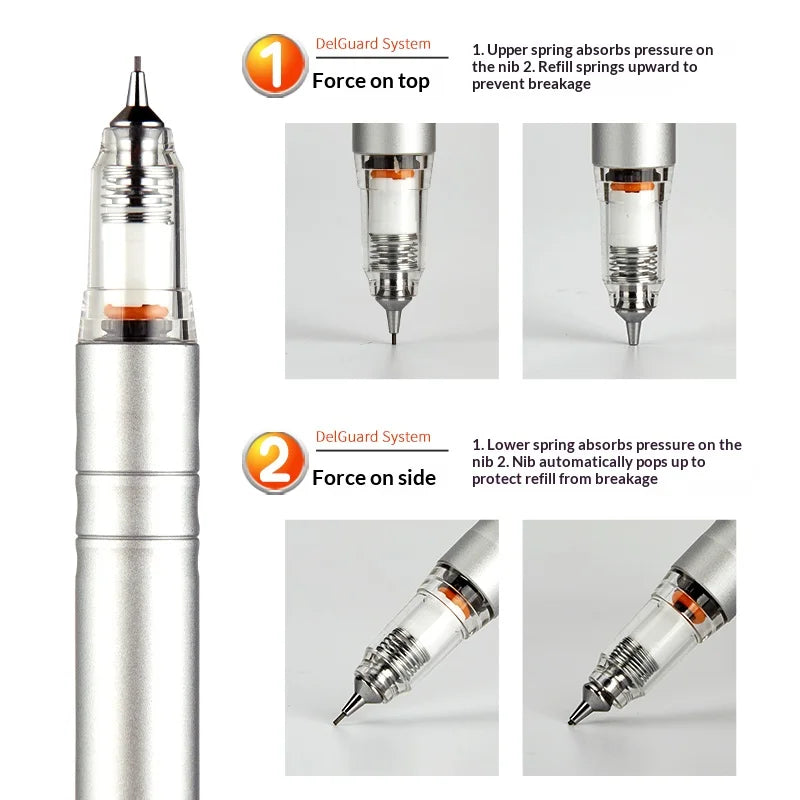 CowLost | product_id-zebra-delguard-ma86-0-5mm-mechanical-pencil-with-metal-grip-and-break-resistant-lead |6