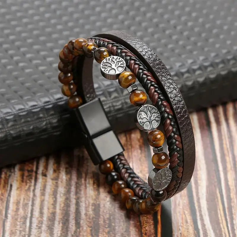 CowLost | badge-pass-holders-jiayiqi-stainless-steel-and-leather-bangle-bracelet-for-men |42