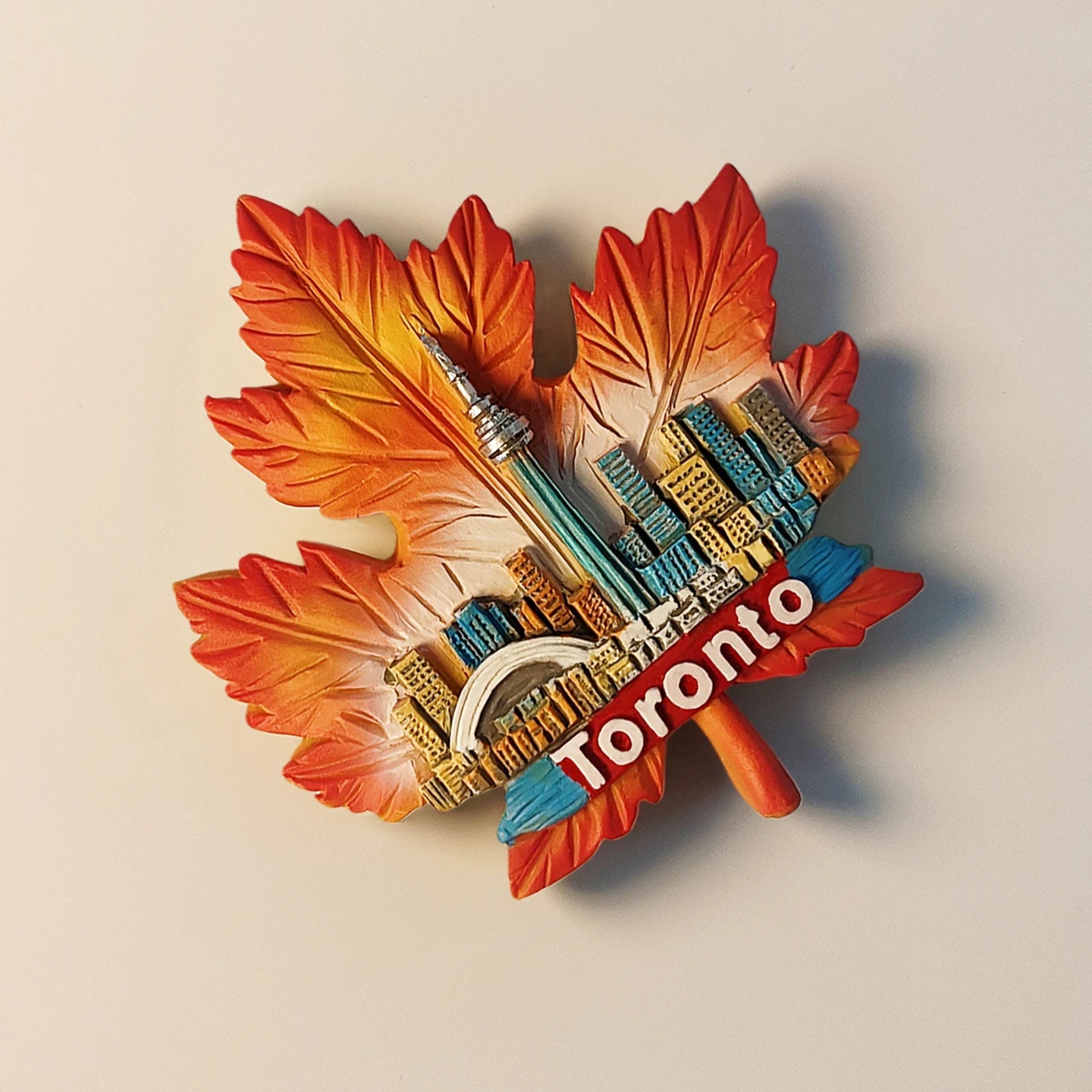 CowLost | product_id-toronto-tv-tower-maple-leaf-3d-resin-fridge-magnet-souvenir-decoration |3