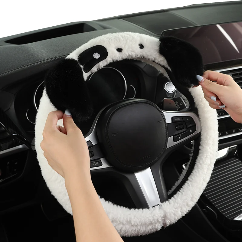CowLost | plush-cartoon-car-steering-wheel-cover |5