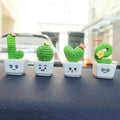 CowLost | 4pcs-resin-simulation-cactus-car-decoration-mini-succulent-decoration-home-office-desktop-computer-crafts-couple-small-gifts-toy |23