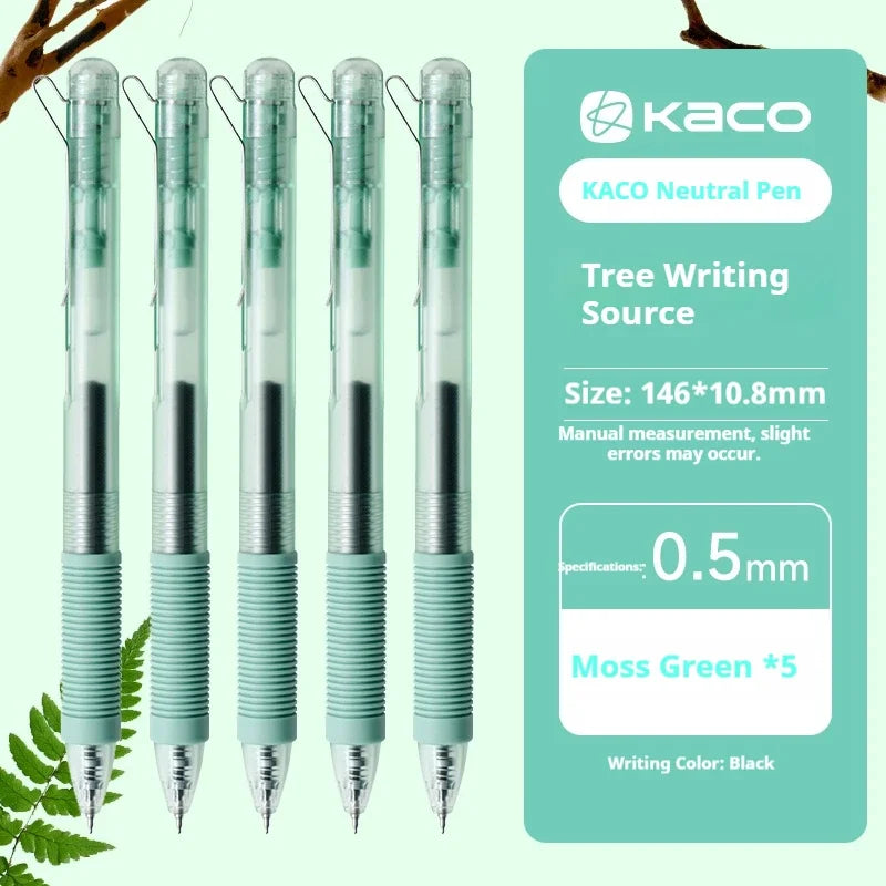 CowLost | product_id-kaco-k1-0-5mm-black-gel-pen-with-soft-grip-and-transparent-barrel-for-smooth-writing |25