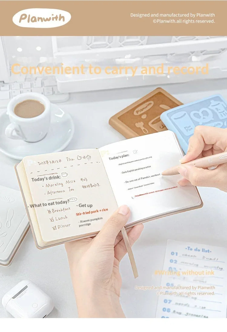 CowLost | product_id-planwith-coffee-theme-kawaii-mini-memo-pad-thick-blank-pages-for-journaling-sketching-to-do-lists |16