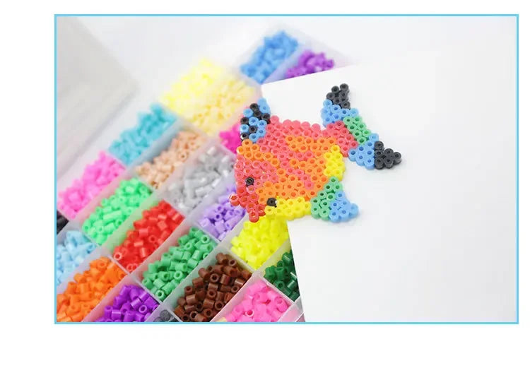 Perler 5mm Hama Beads 4800pcs 24 Colors Educational DIY Puzzle Toy Gift EVA Food Grade
