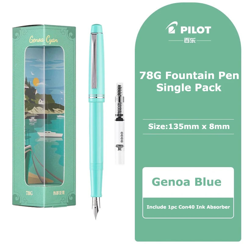 CowLost | product_id-pilot-78g-ivory-white-fountain-pen-with-22k-gold-plated-tip-for-calligraphy-and-writing |38