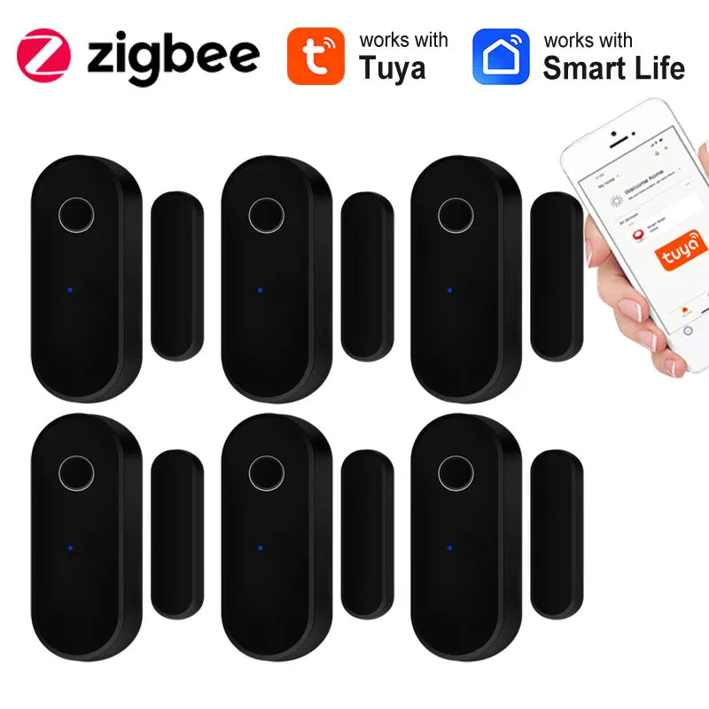 CowLost | zigbee-door-window-sensor-tuya-smart-life-app-remote-control-home-security-detector-anti-theft-alarm |15
