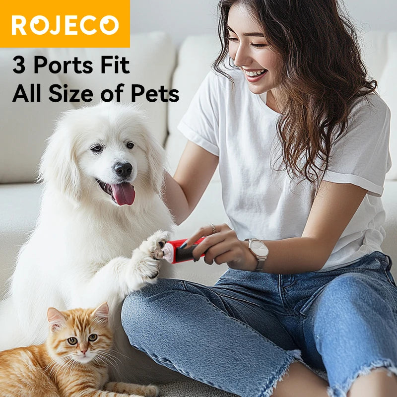 CowLost | pet-beds-rojeco-electric-pet-nail-grinder-with-led-light-and-adjustable-speeds |3