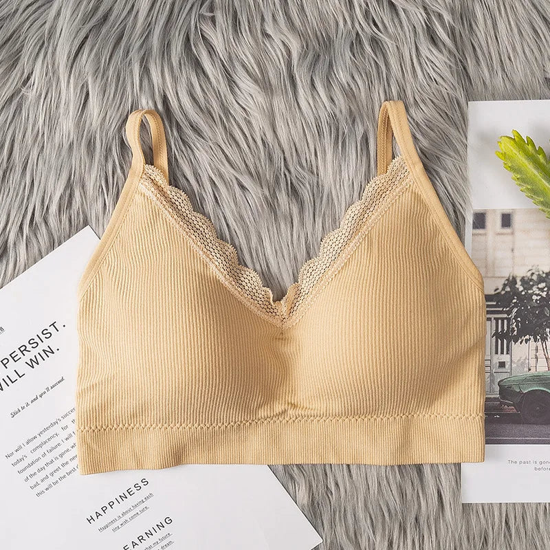 CowLost | product_id-womens-seamless-lace-wire-free-tube-top-bra-with-removable-pads |20