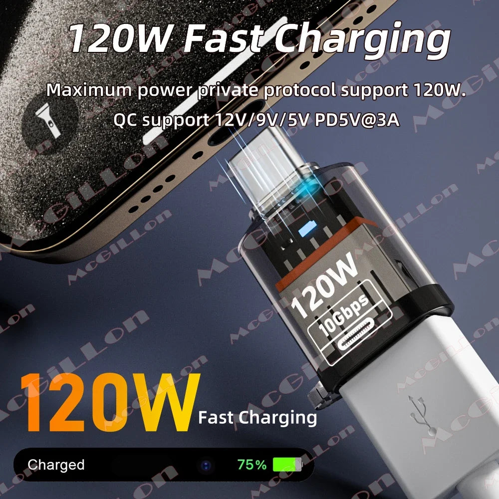 CowLost | product_id-10gbps-usb-3-2-to-type-c-otg-adapter-with-120w-fast-charging-for-xiaomi-samsung-pc-tablet |2