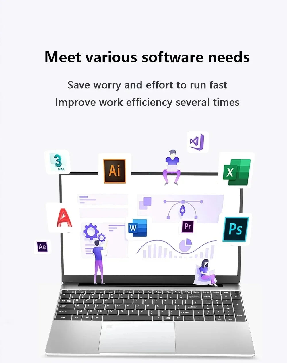 CowLost | carbayta-15-6-laptop-computer-intel-celeron-n5095-notebook-pc-16-32g-ram-128gb-2tb-ssd-office-study-pc-windows-11-1080p-laptops |16