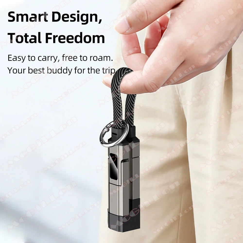 CowLost | product_id-65w-4-in-1-super-fast-charging-keychain-cable-with-digital-display-for-iphone-17-samsung |7