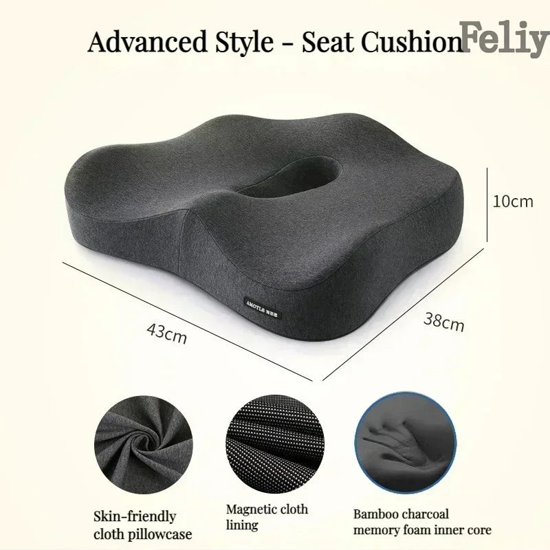 CowLost | memory-foam-office-chair-cushion-car-seat-support |25