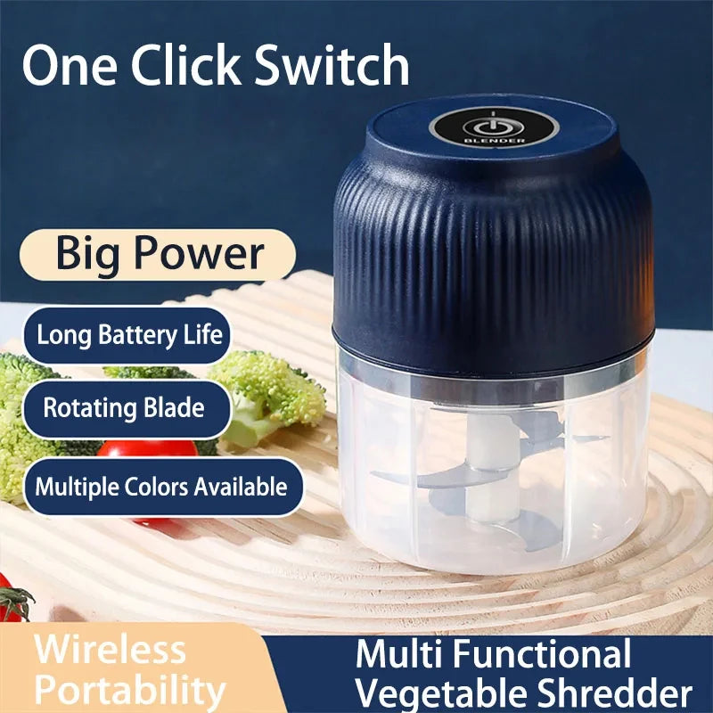 CowLost | garlic-product_id-250ml-mini-wireless-usb-rechargeable-electric-garlic-vegetable-chopper |1