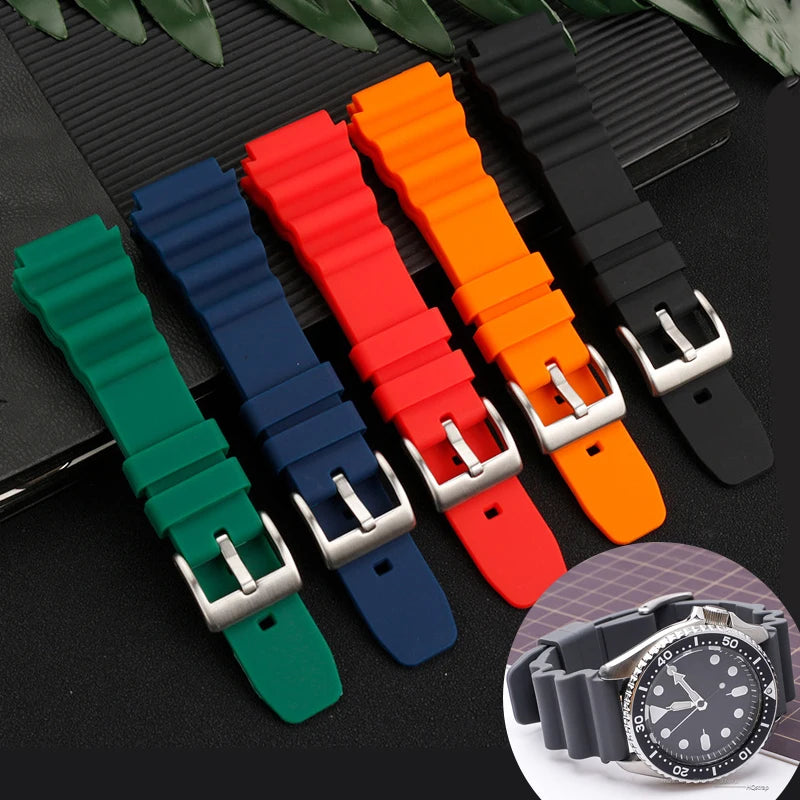 CowLost | product_id-20mm-22mm-waterproof-silicone-watch-strap-for-rolex-submariner-casio-citizen-seiko-diving-watches |1