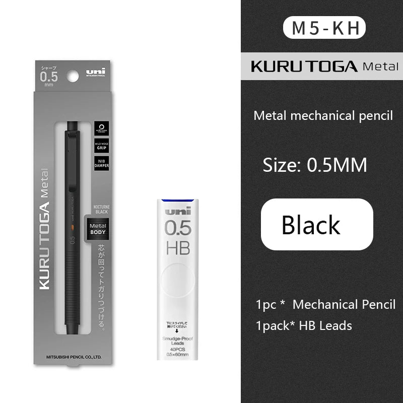 CowLost | product_id-uni-m5-kh-metal-mechanical-pencil-0-5mm-kuru-toga-rotating-lead-core-no-breakage |19