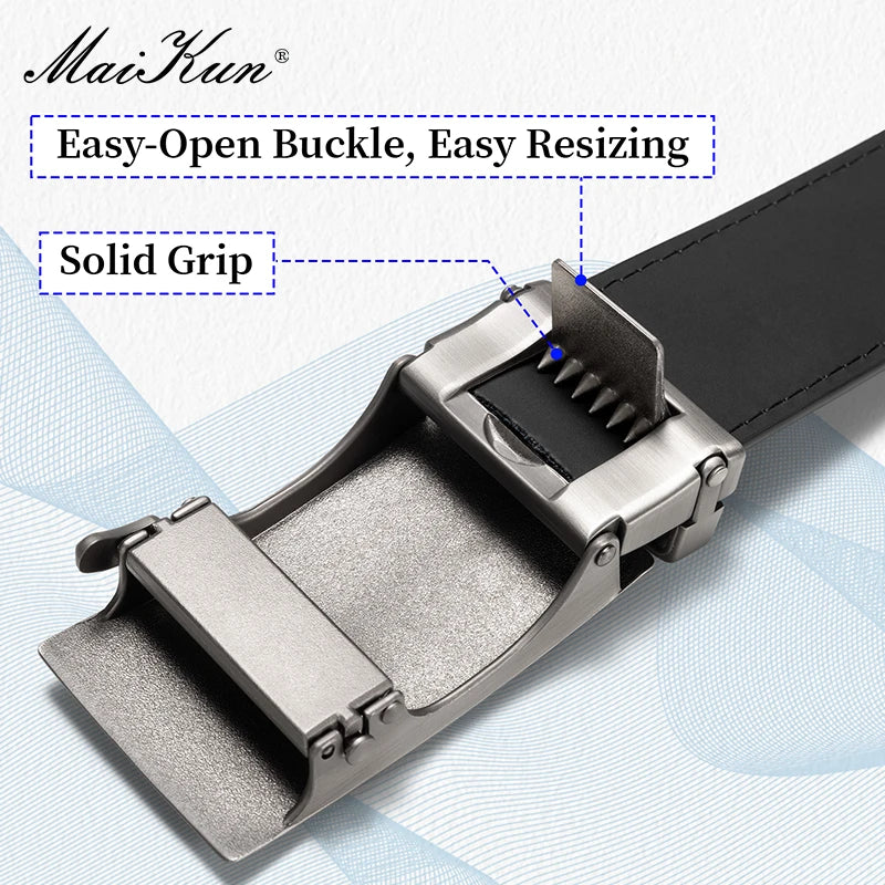 CowLost | maikun-brown-leather-ratchet-belts-for-men |4