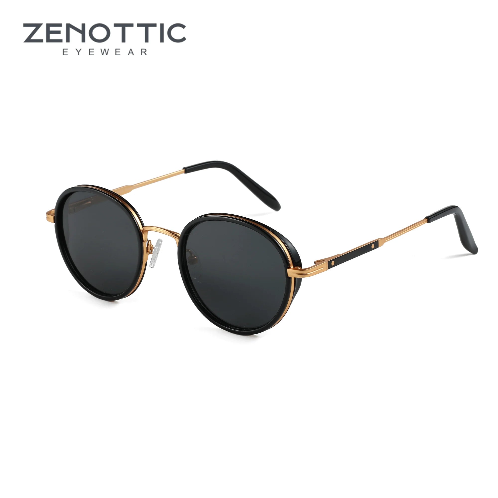 CowLost | zenottic-steampunk-sunglasses-round-polarized-mirror |33