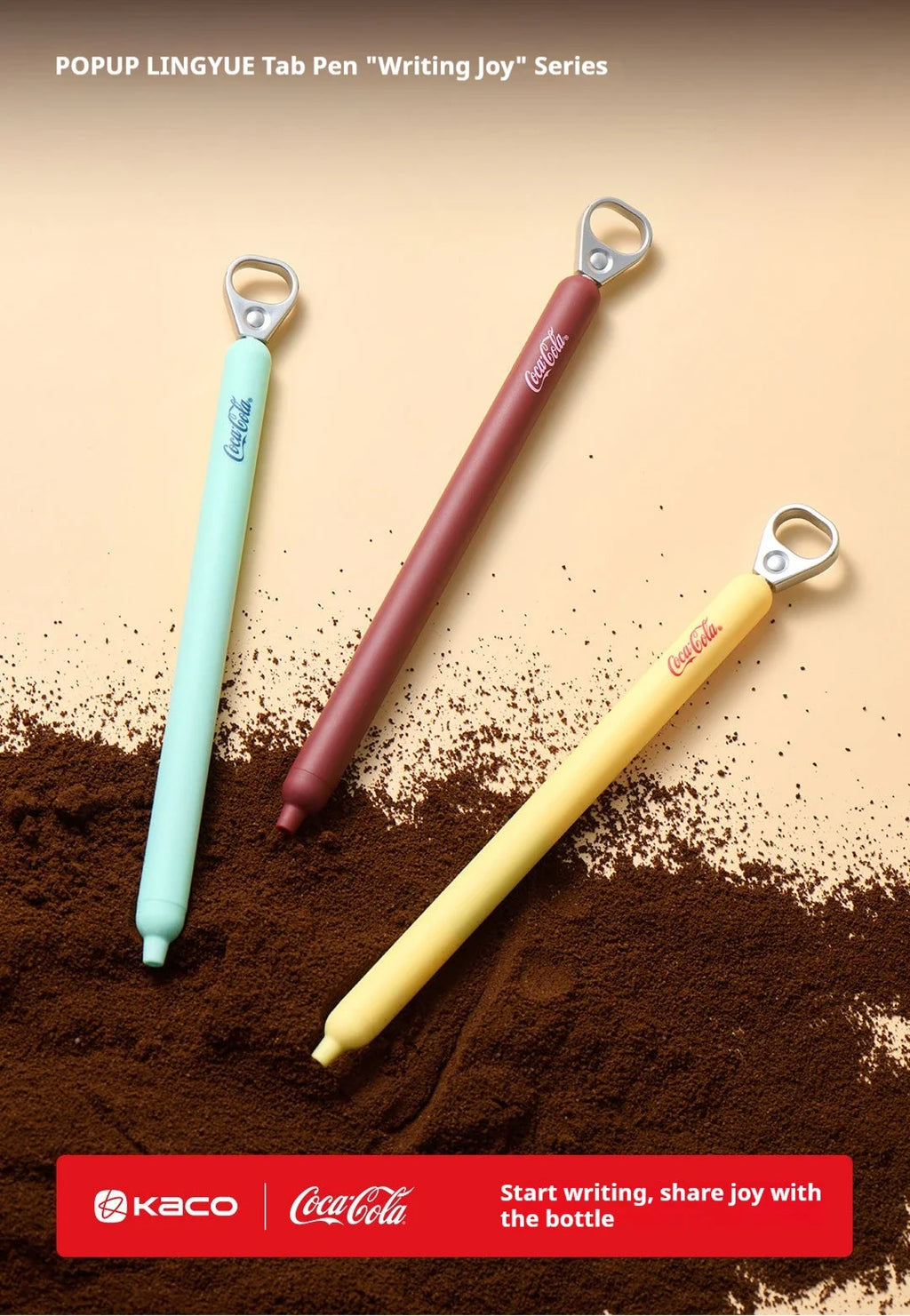 CowLost | product_id-kaco-coca-cola-limited-gel-pen-0-5mm-vintage-tone-barrel-with-creative-ring-pull-design-for-writing-focus |7