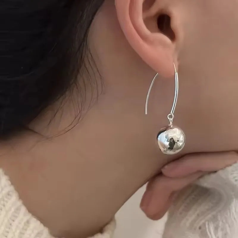 CowLost | 925-sterling-silver-vintage-tassel-ball-earrings-for-women |2