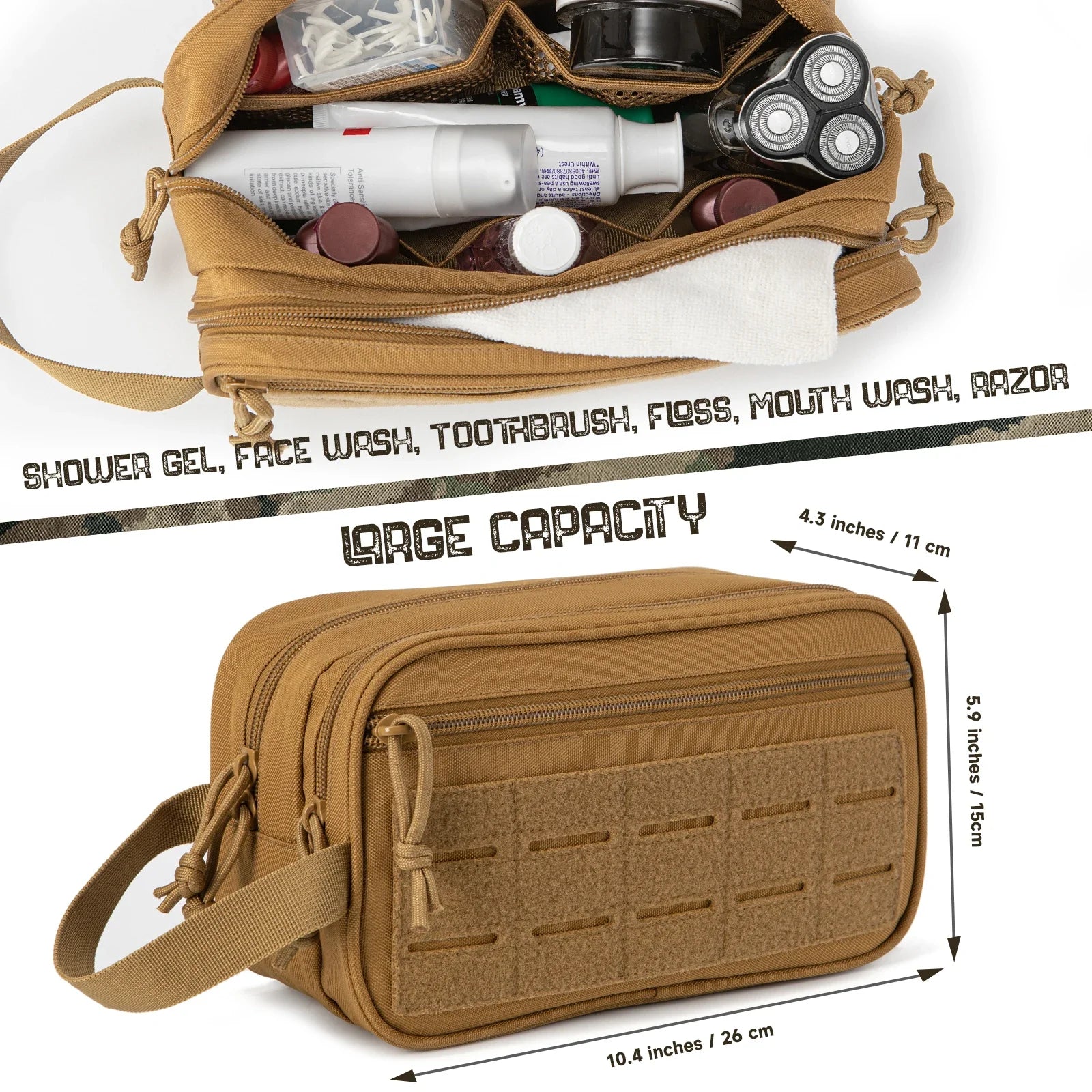 CowLost | uncategorized-tactical-toiletry-bag-for-men-travel-hygiene-shaving-kit-organizer |9
