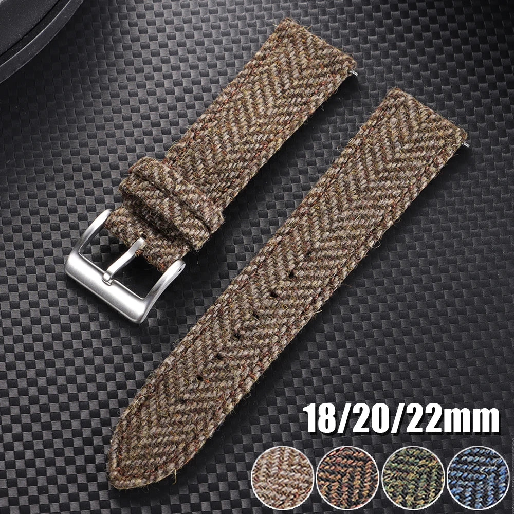 CowLost | bracelets-product_id-vintage-tweed-nylon-and-genuine-leather-quick-release-watch-band-for-seiko-18mm-20mm-22mm |1