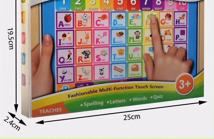 Learning Tablet for Kids Educational Touch and Learn Preschool Toy