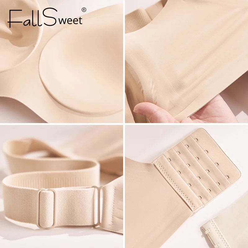 CowLost | product_id-fallsweet-plus-size-wireless-push-up-seamless-full-cup-bra-with-adjustable-straps |4