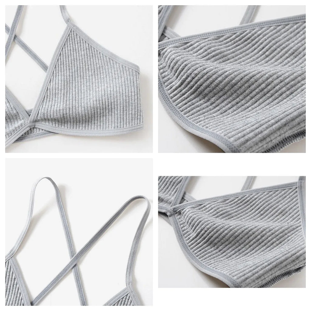 CowLost | product_id-wireless-v-neck-push-up-bra-1-3-cup-breathable-no-pads-s-l |5