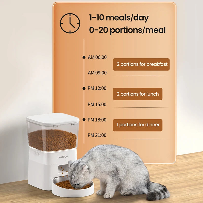 CowLost | cat-food-rojeco-2l-smart-wifi-automatic-cat-feeder-with-remote-control |2