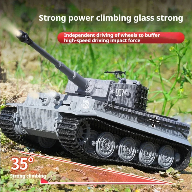 CowLost | intercom-accessories-taigen-1-24-rc-tiger-i-battle-tank-radio-control-toy |4
