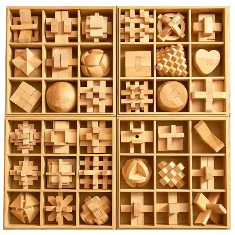 CowLost | product_id-3pcs-luban-lock-wooden-puzzle-brain-teasers-iq-test-educational-mind-games-for-adults-kids |1