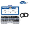 CowLost | 300-480pcs-lock-washers-set-stainless-steel-black-carbon-steel |13