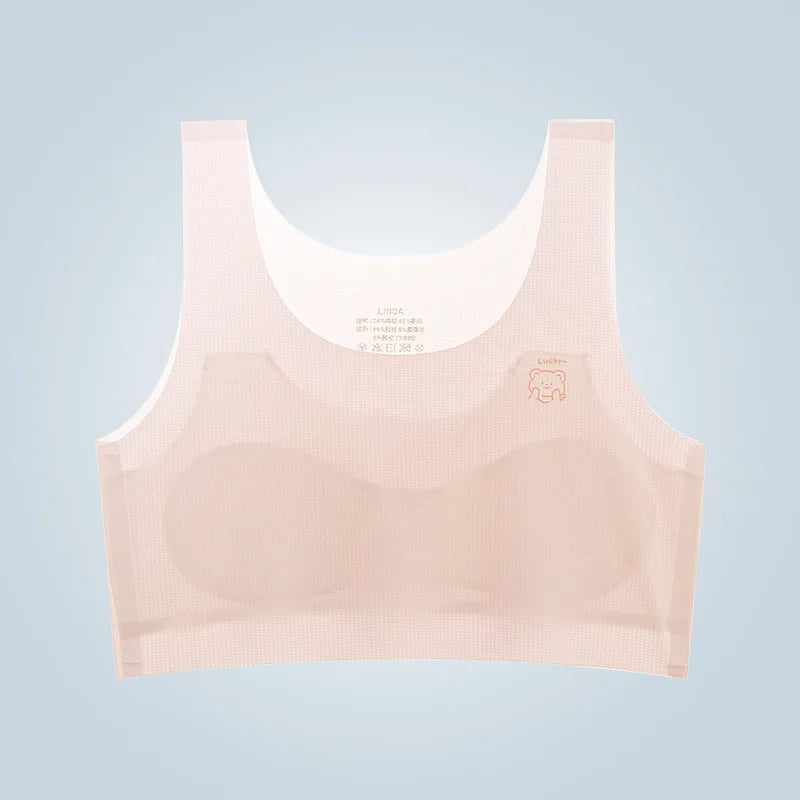 CowLost | product_id-wireless-solid-color-sports-tube-top-training-bra-for-teenage-girls-comfortable |24