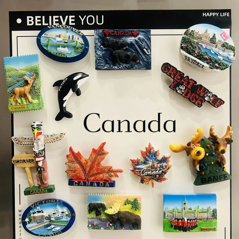 CowLost | product_id-canada-vancouver-lions-gate-bridge-3d-resin-maple-leaf-fridge-magnet-souvenir |1