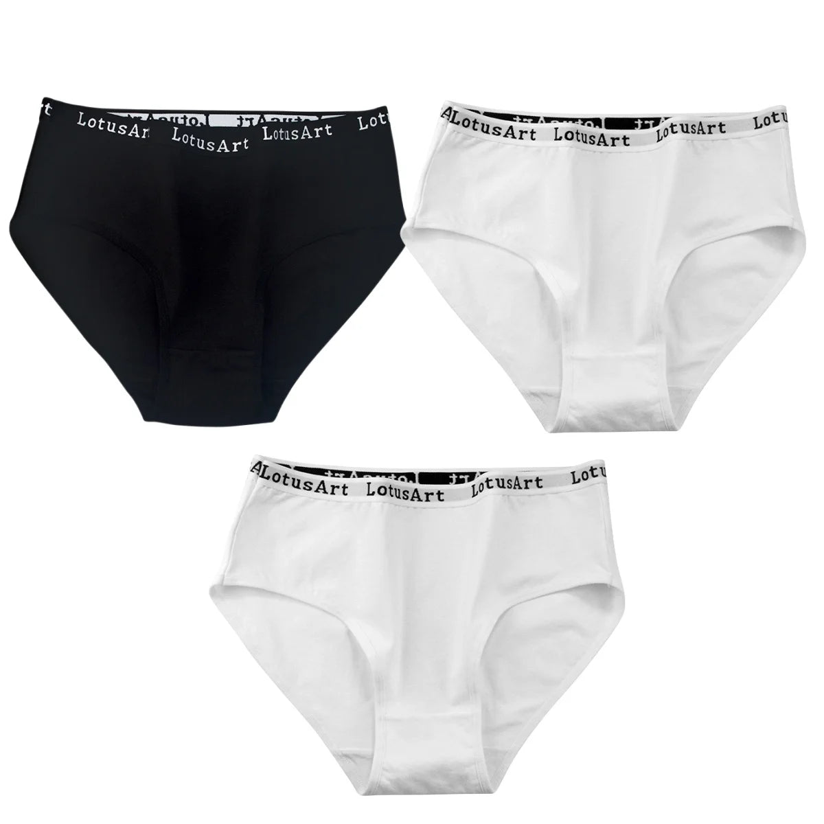 CowLost | product_id-3pcs-women-s-high-waist-seamless-cotton-briefs-m-2xl-solid-colors |9