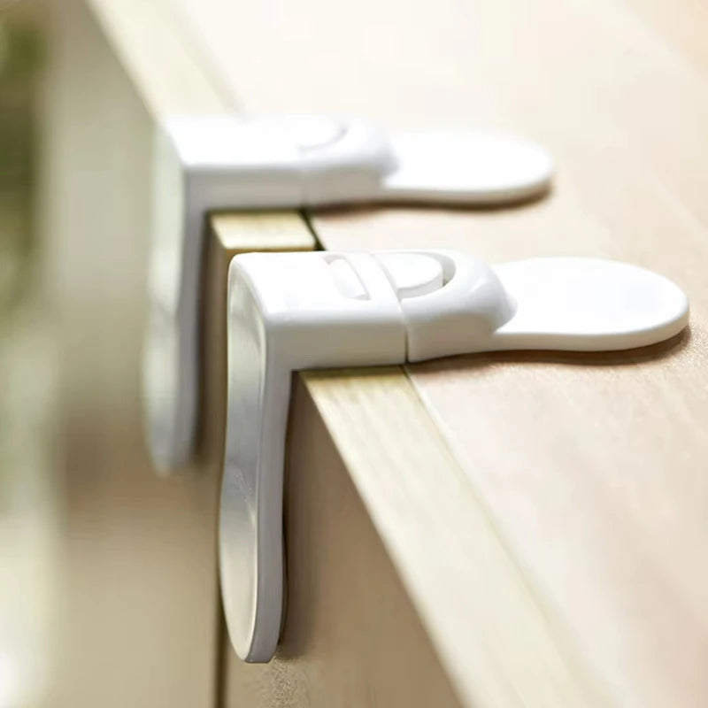 CowLost | 4pcs-multi-functional-cabinet-door-lock-anti-pinching-hand-refrigerator-lock |3