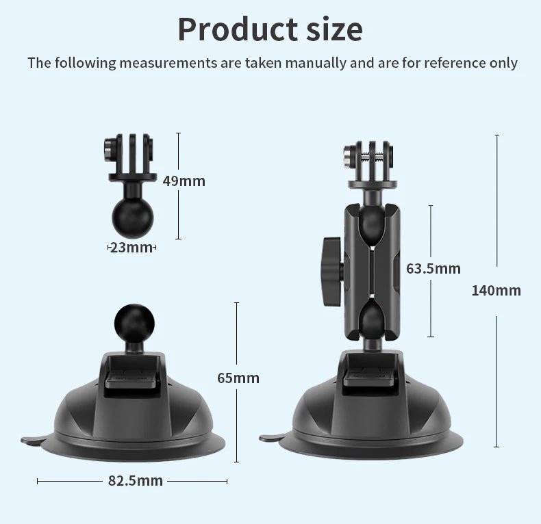CowLost | telesin-car-phone-action-camera-holder-suction-cup-360-adjustable |20