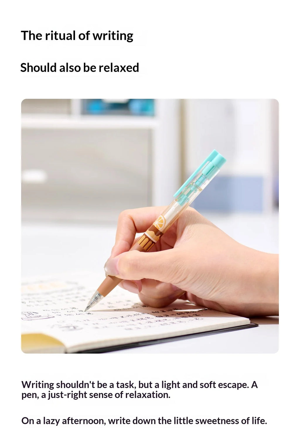 CowLost | product_id-kaco-3-pack-afternoon-tea-gel-pens-0-5mm-retractable-quick-dry-smudge-proof-ink |10
