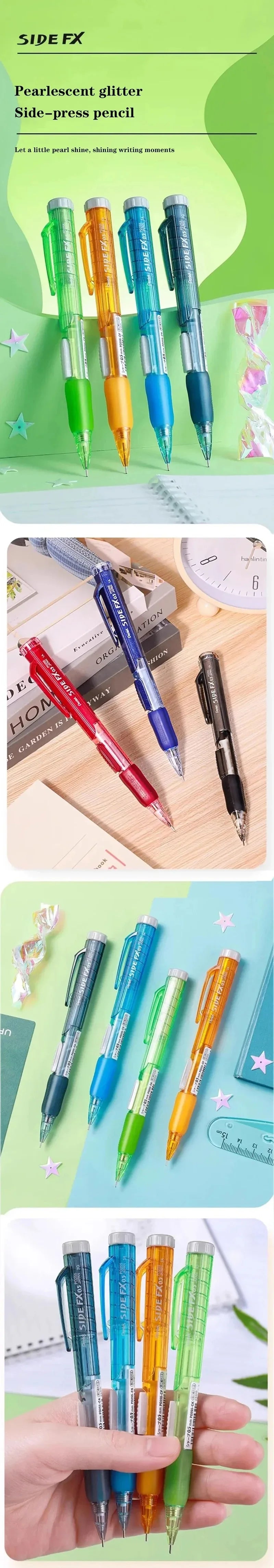 CowLost | product_id-pentel-japan-pd255-0-5mm-mechanical-pencil-side-push-non-retractable-for-drawing-and-sketching |7